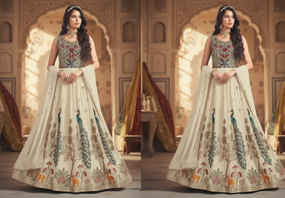 Indo western Anarkali