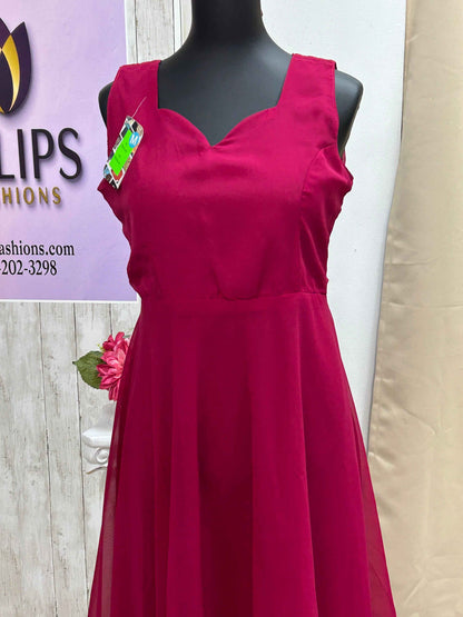 Chiffon long kurti / dress