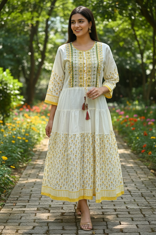 Cotton long Kurti