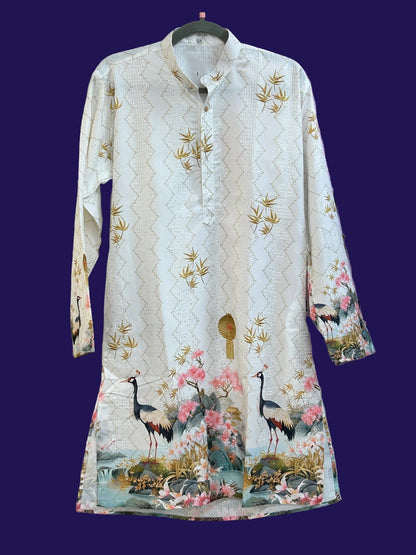 Digital print kurta for men