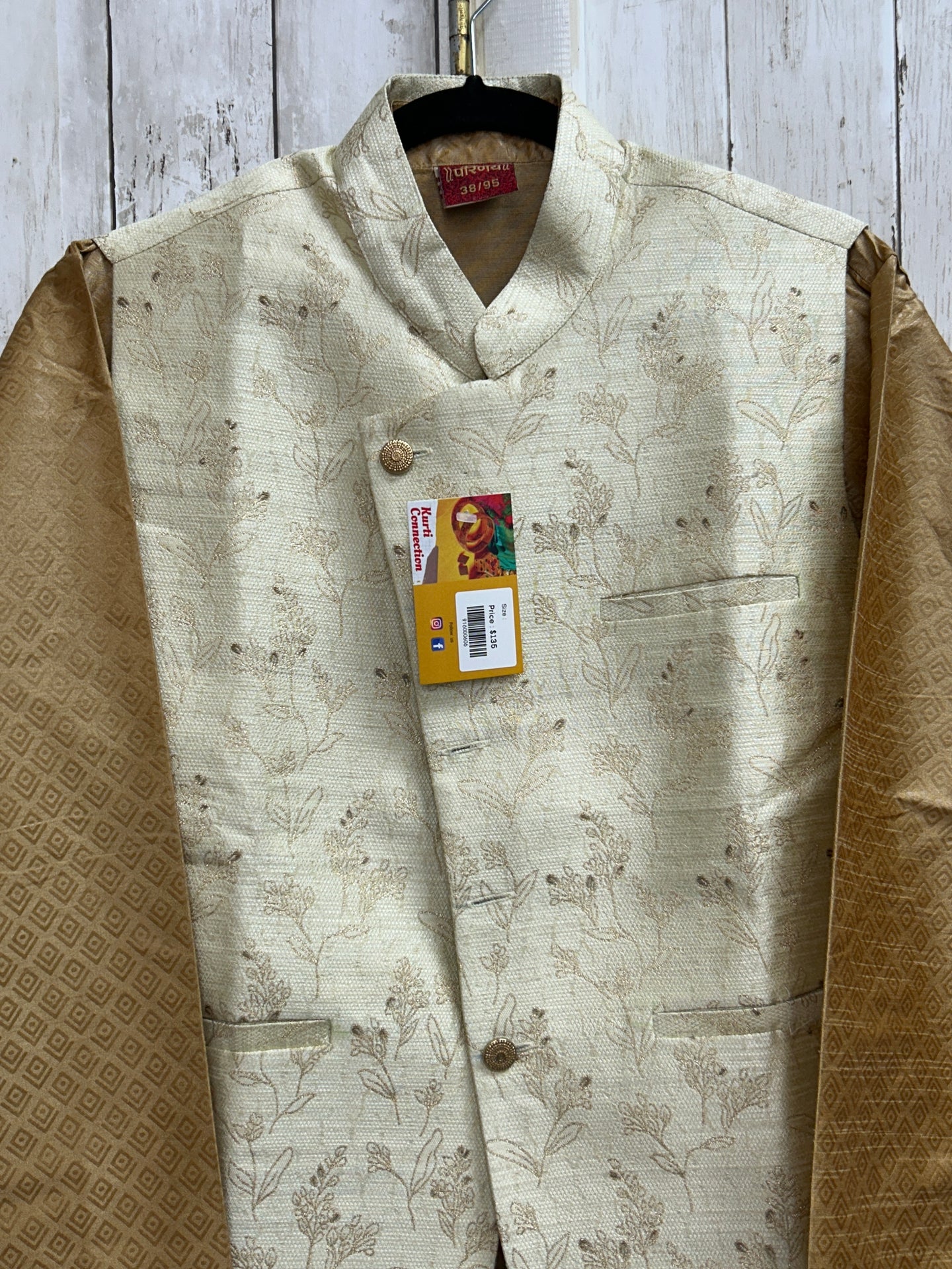 Mens kurta jacket set