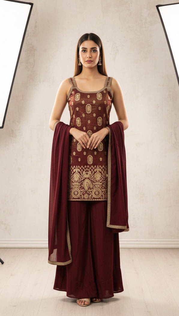 Party wear sharara suit