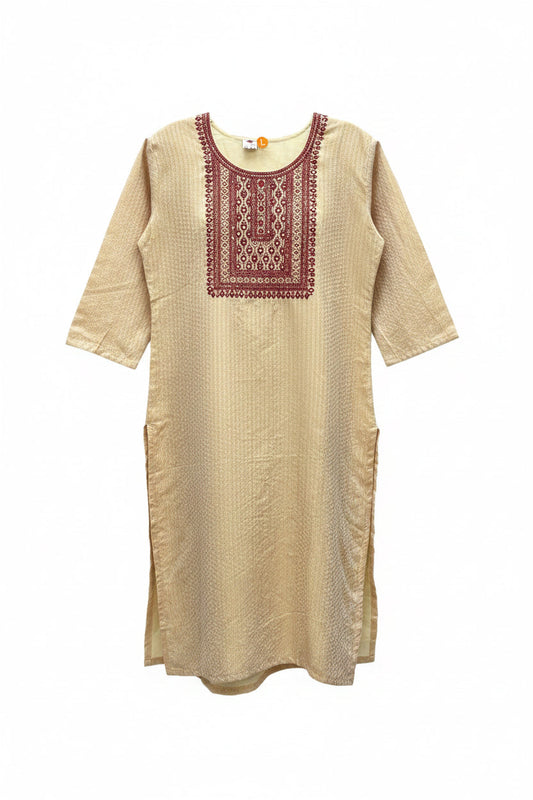 Chanderi silk kurti