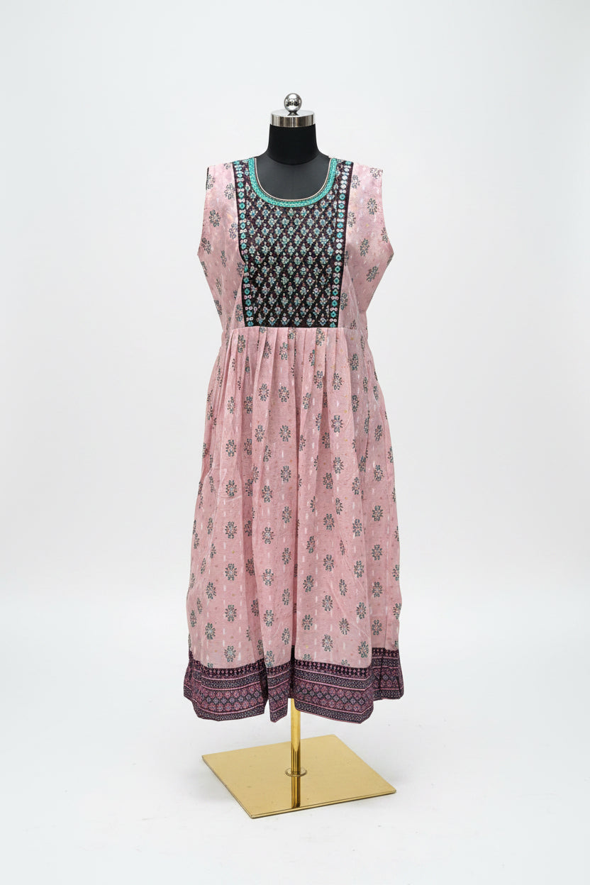 Chanderi silk kurti