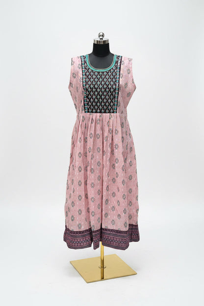 Chanderi silk kurti