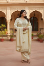 Tissue silk Sharara suit