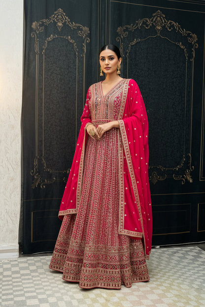 Party wear long gown : Indo western