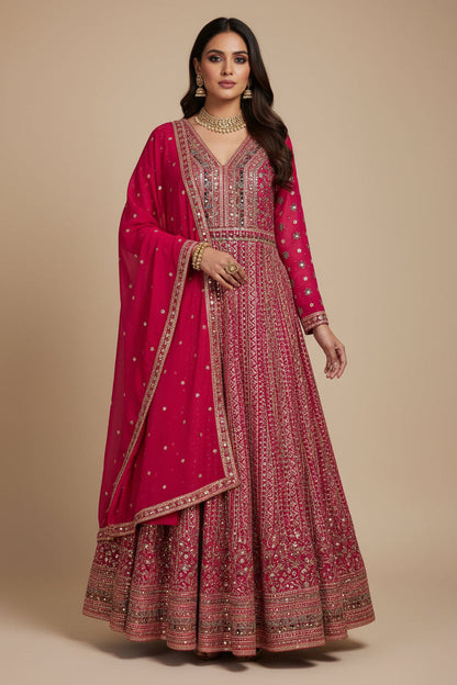 Party wear long gown : Indo western