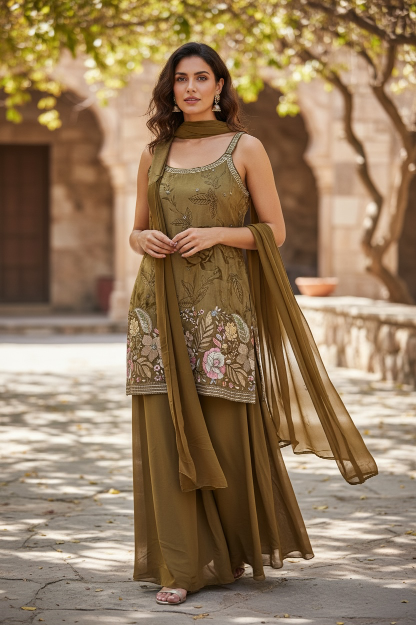 Party wear sharara suit