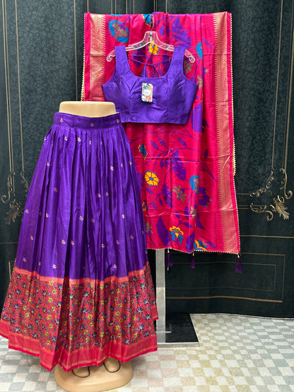 Art silk chaniya choli set