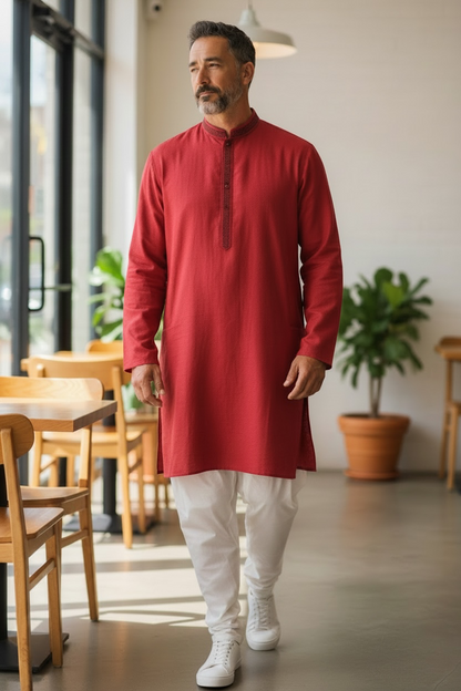 Pink kurta set