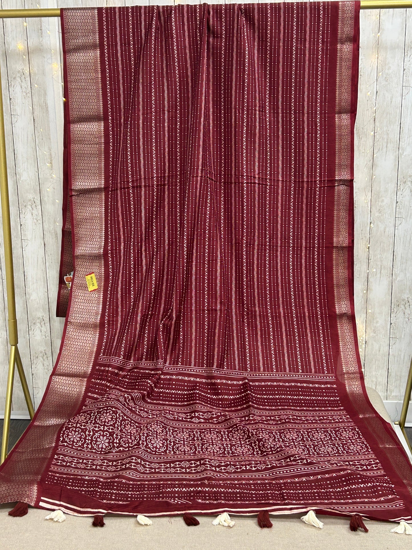 Dola silk saree with blouse piece