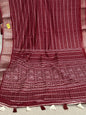 Dola silk saree with blouse piece
