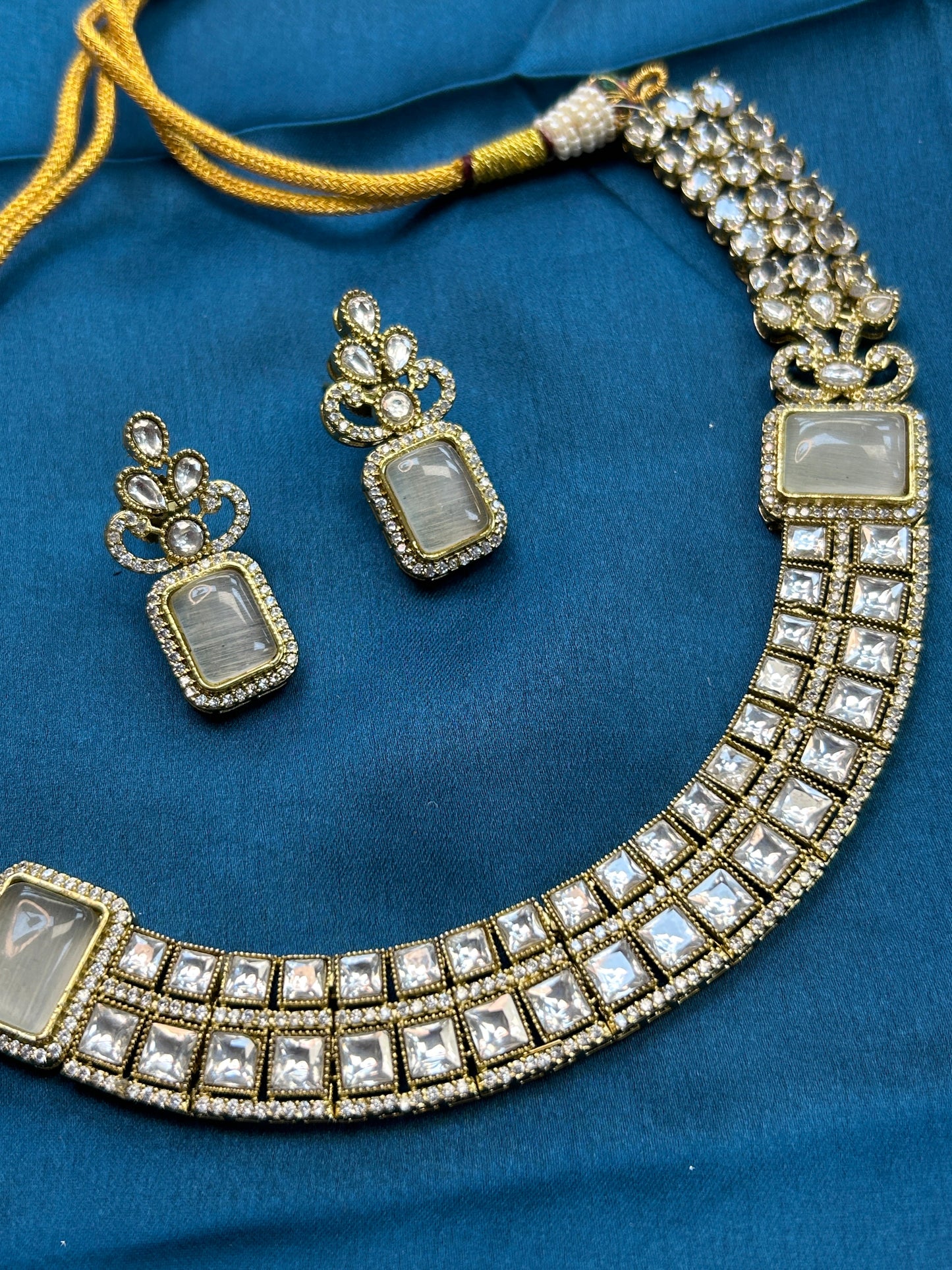 Moissanite necklace set