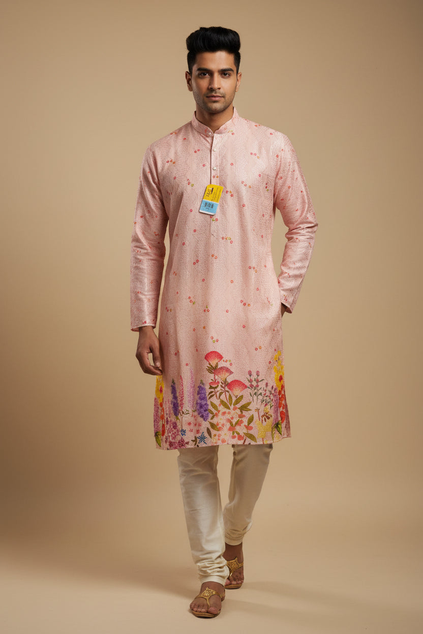 Rayon Kurta with digital print