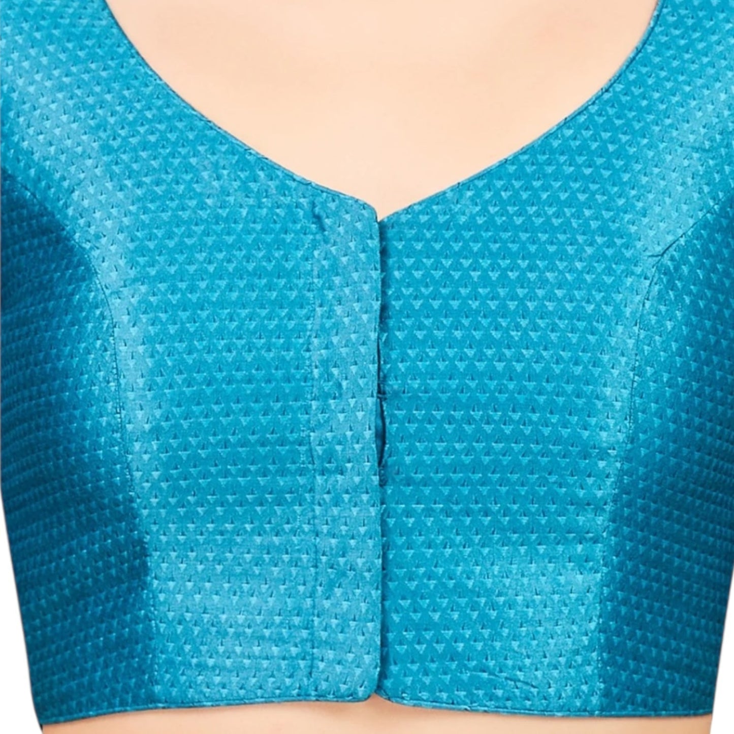 Teal blue blouse