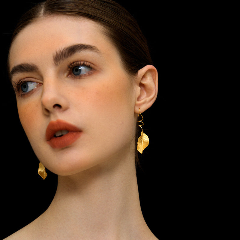 Autumn Leaf Dangle Earrings