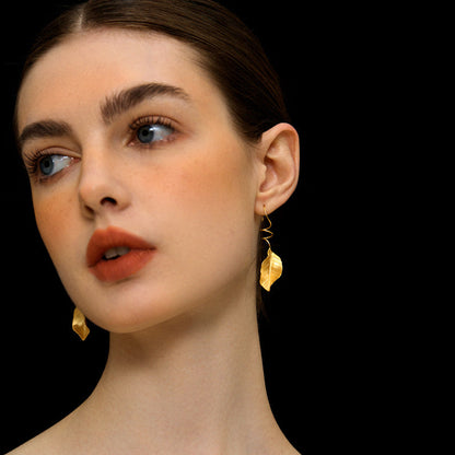 Autumn Leaf Dangle Earrings