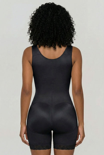Full Body Suit Mid-Thigh w/zipper & Lace