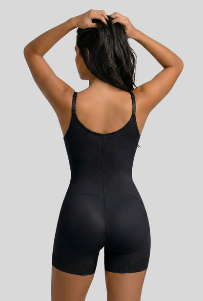 Mid Thigh Hook & Eye Bodysuit
