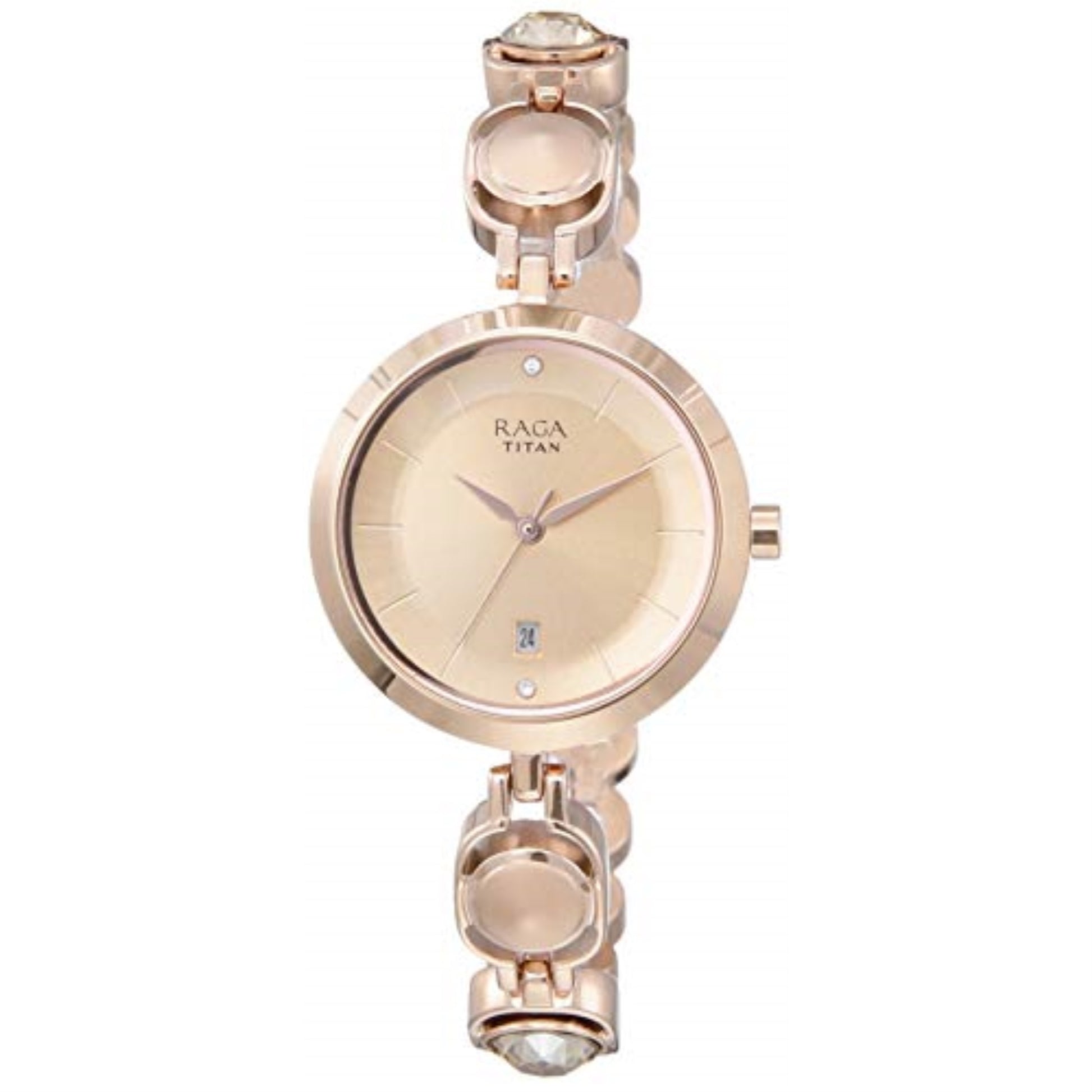 Titan Raga Viva Analog Rose Gold Dial Womens Watch - 2606WM02