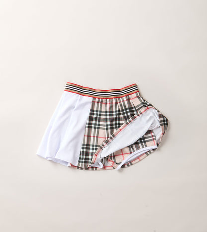 THE AGGIE BROWN PLAID SKIRT