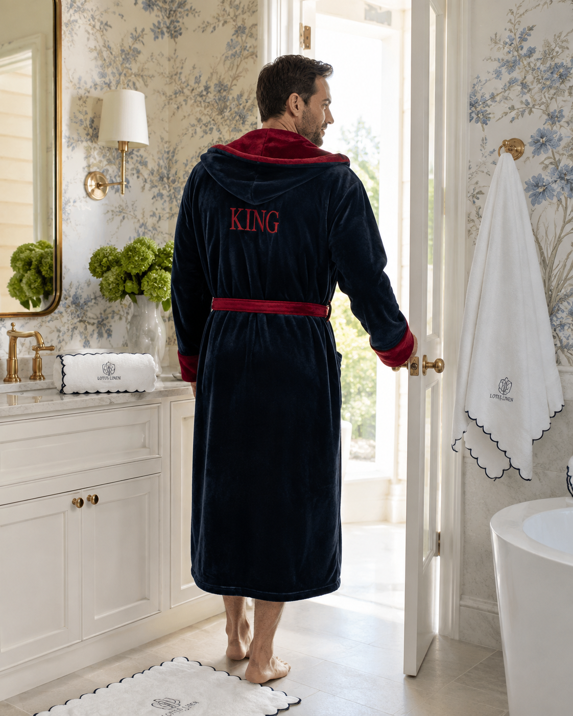 Men’s Robe with Hood – Ultra-Soft Plush Comfort for Everyday Use