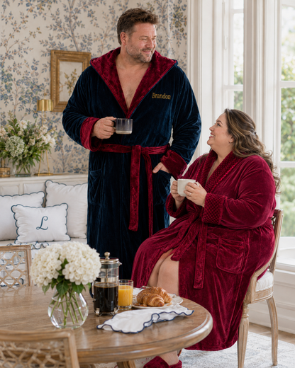 Men’s Robe with Hood – Ultra-Soft Plush Comfort for Everyday Use