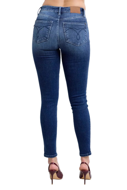 Judy Blue Full Size Washed Thermal Skinny Jeans Plus Size
