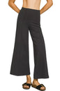 Zenana Heavy Ponte Elastic Waistband Pintuck Pants