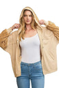 Umgee Sequined French Terry Jacket