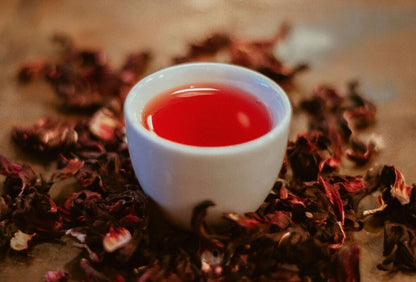 Akshit 5 oz. Dried Hibiscus Flowers (Flor de Jamaica) Tea | Loose Leaf Tea | Caffeine-Free | Vegan Friendly | Fleurs d'hibiscus – Antioxidant Herbal Tea
