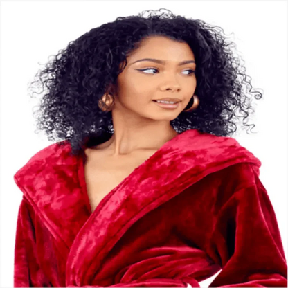 Women’s Plush Hooded Robe - Spa-Worthy Comfort at Home