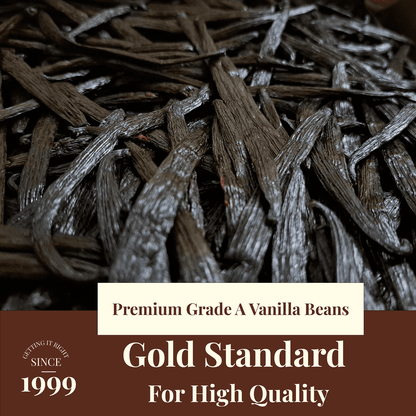 Whole Bulk Vanilla Beans - Order - NON GMO Gourmet Vanilla Pods 6 - 8 Inches For making Baking Whole Premium Vanilla Beans Grade A  by New York Vanilla