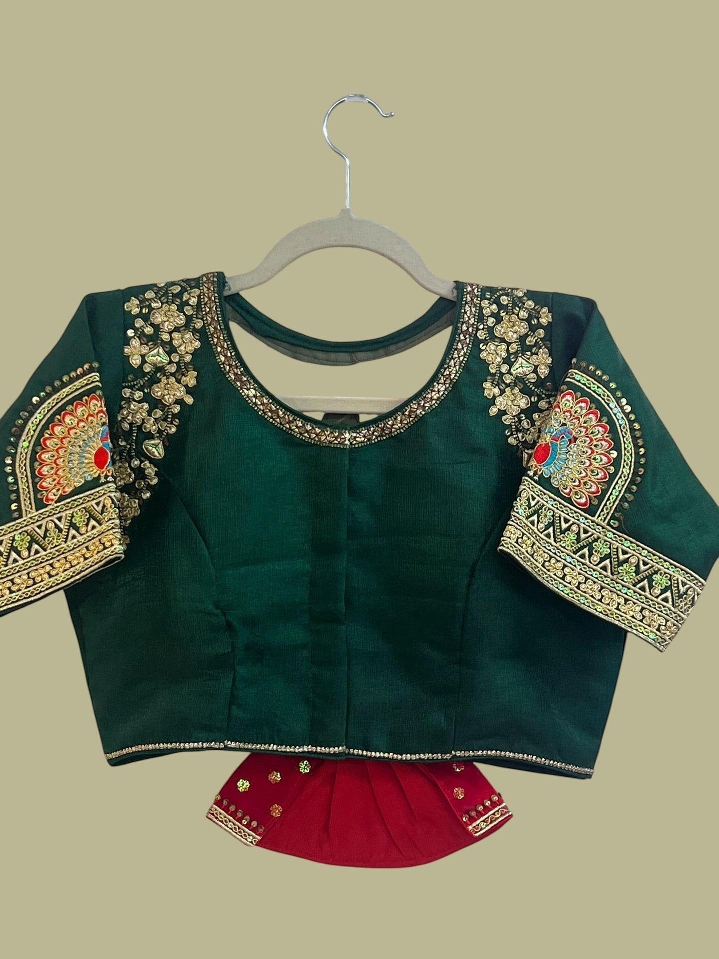 Embroidered Wedding Blouse For Women
