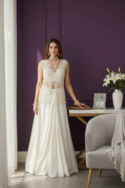 House Of Indian Wedding Attire Embroidered Lehenga Set