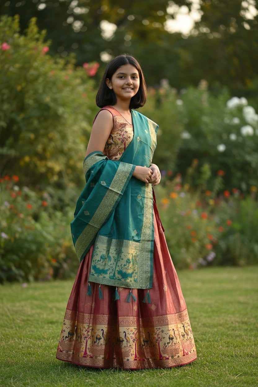 Traditional Indian Wedding Attire Lehanga Choli Set