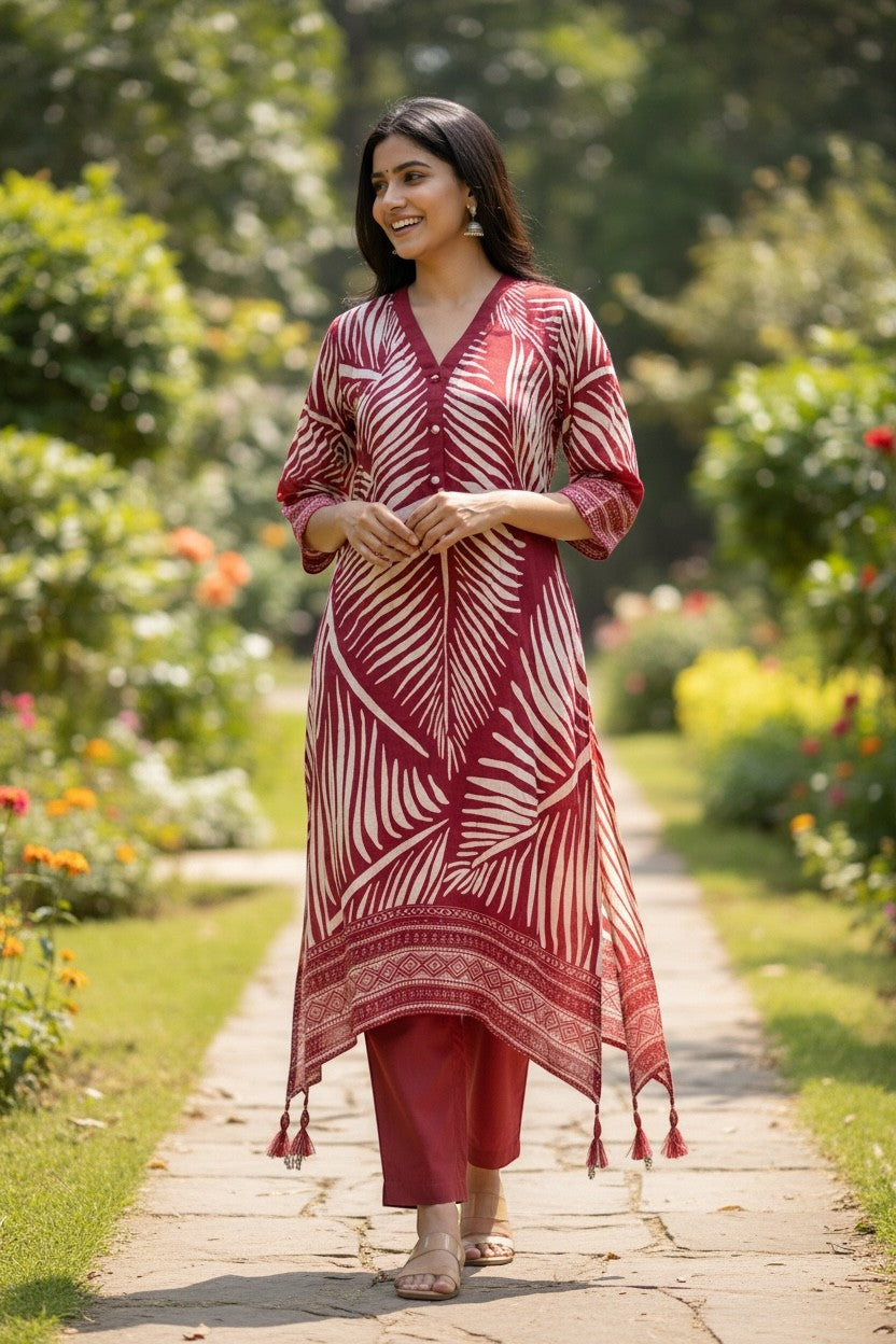 Silk co ord set / Salwar suit