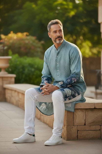 Men's Traditional Indian Wedding Attire Kurta