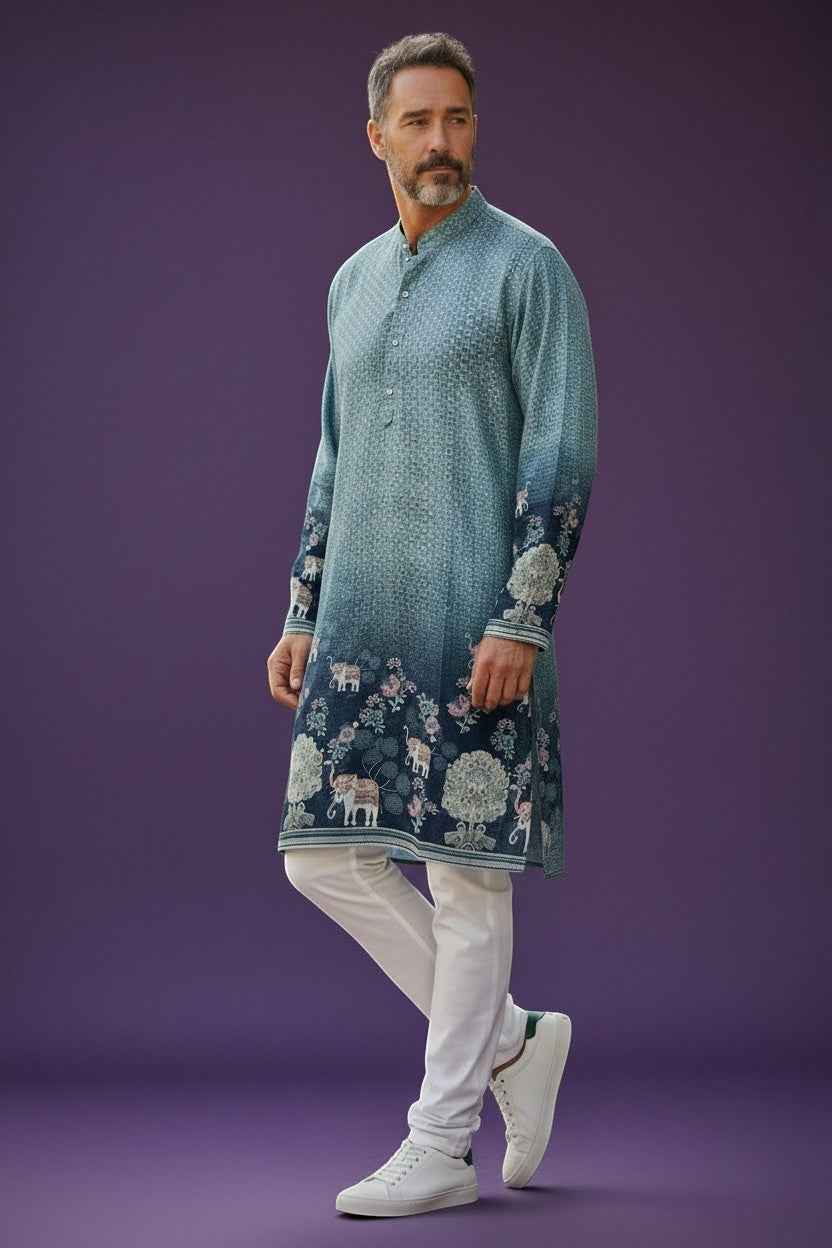 Men's Traditional Indian Wedding Attire Kurta