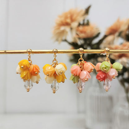 Tulip Bouquet Earrings