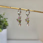 Cactus Huggie Hoop Earrings
