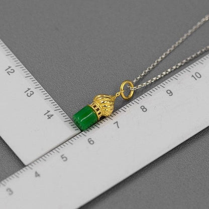 Dome Castle Jade Earrings