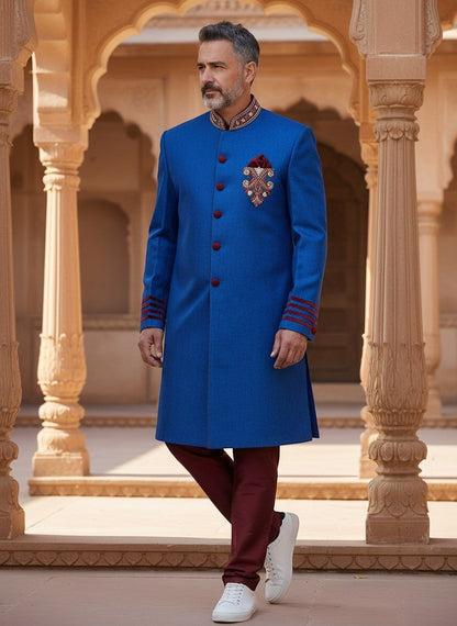 Traditional Men's Ethnic Sherwani Jacket
