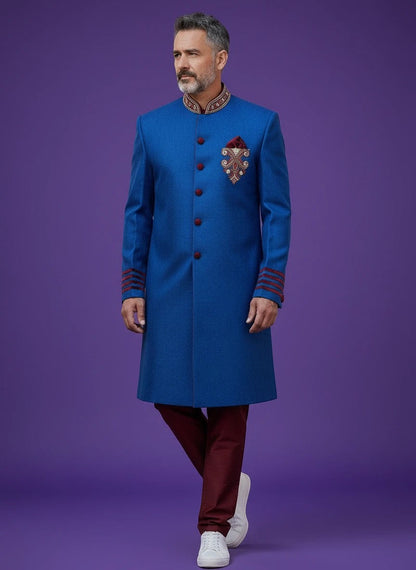 Traditional Men's Ethnic Sherwani Jacket