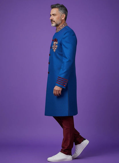 Traditional Men's Ethnic Sherwani Jacket