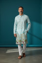 Embroidered Peacock Kurta With Pants