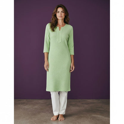 Embroidered Cotton Kurti Tunic