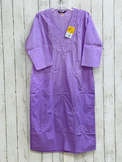 Kurti Connection USA Embroidered Cotton Kurti Tunic
