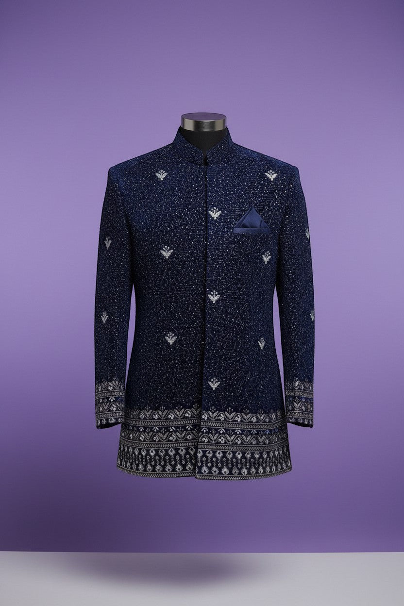 Embroidered Bandhgala Jacket / jodhpuri